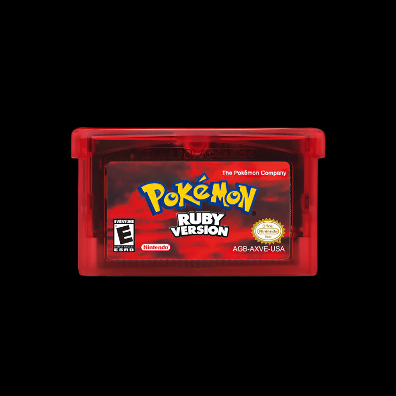 Cartouche Pokémon GBA – Série de Jeux pour GBA, NDS, GBM, GBA SP – Version Anglaise