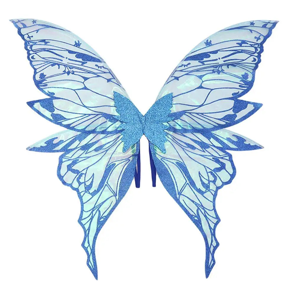 Adults Fairy Wings Girls Sparkling Angel Wings Butterfly Costume Wings for Halloween Costume Dress up Party Favor Christmas Gift
