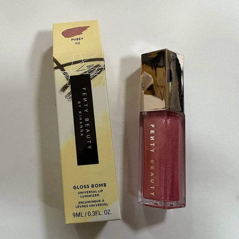 Fenty Beauty Gloss Bomb Lip Glaze Multi-color Moisten Shine Glitter Lip Plumper Makeup Beginner Liquid Lipstick Makeup Cosmetics