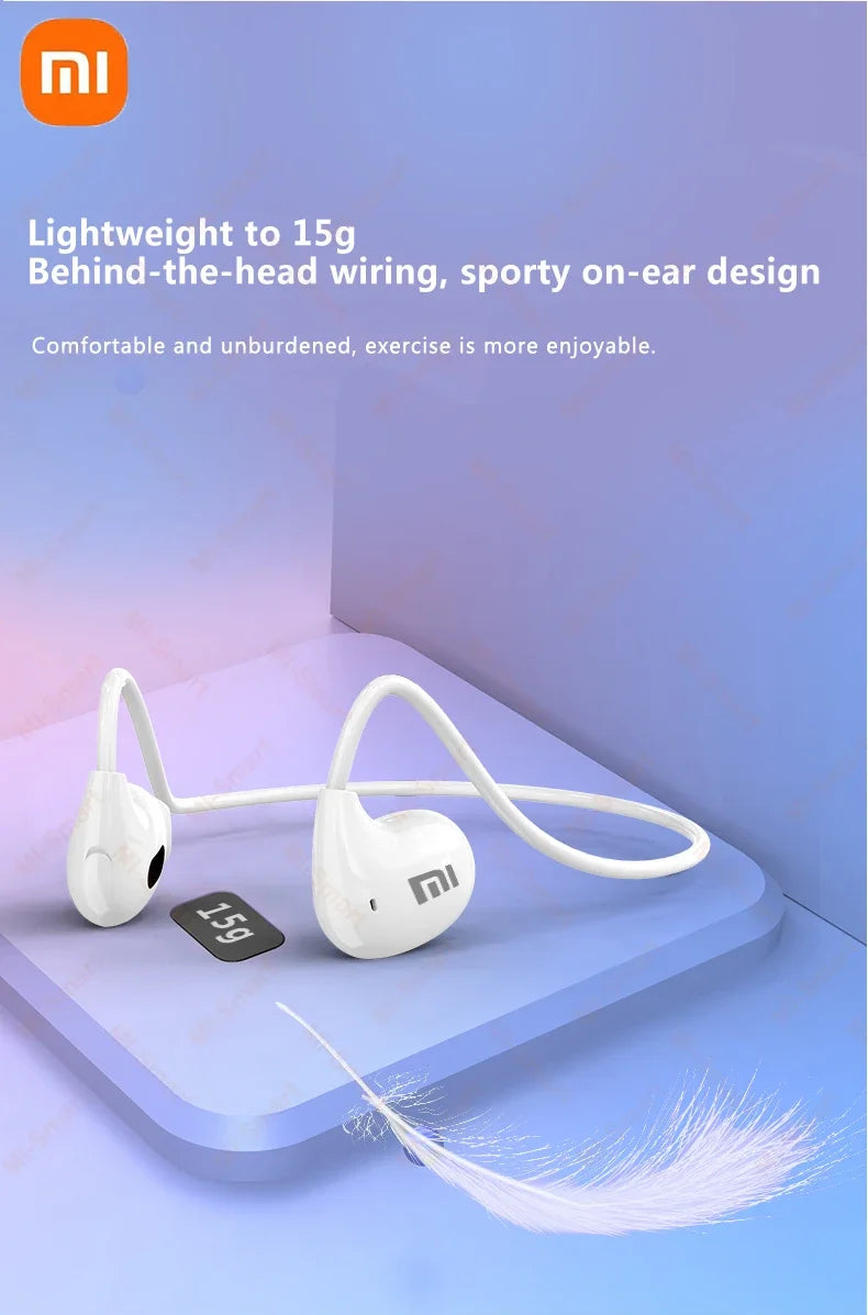 Xiaomi Wireless Bluetooth 5.3 Headphones Bone Conduction Waterproof Headset Stereo Over-Ear Sports Earphones Earbuds with Mic
