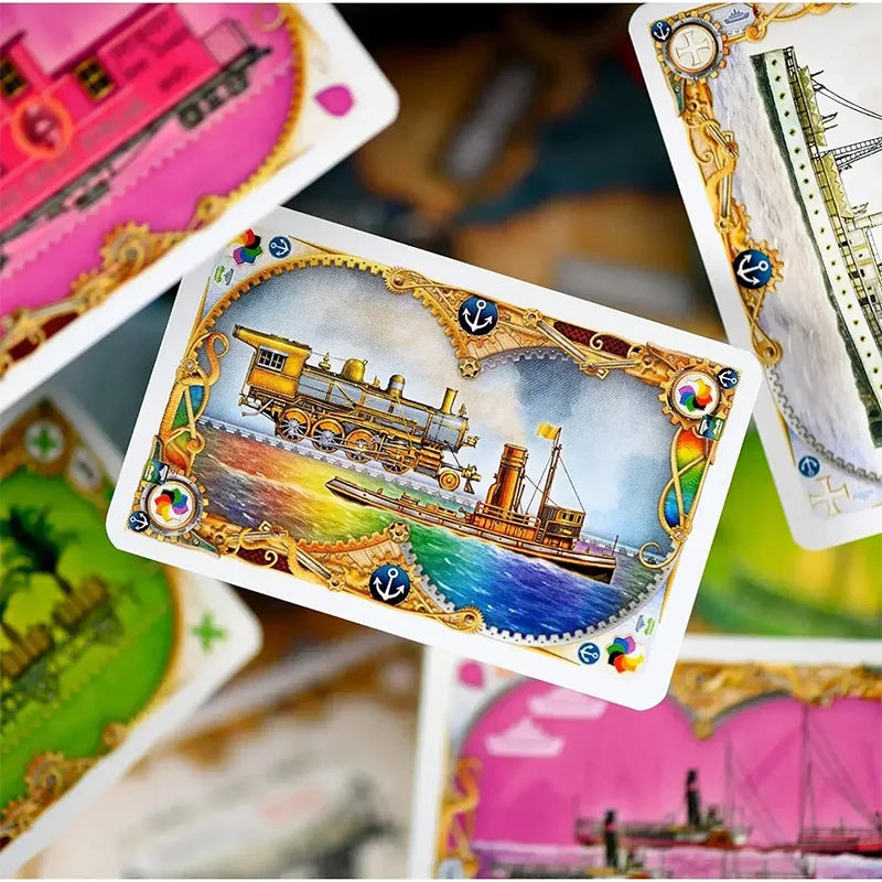 Ticket to Ride: Rails & Sails – Epic Board Game Adventure by Land and Sea (English Version)