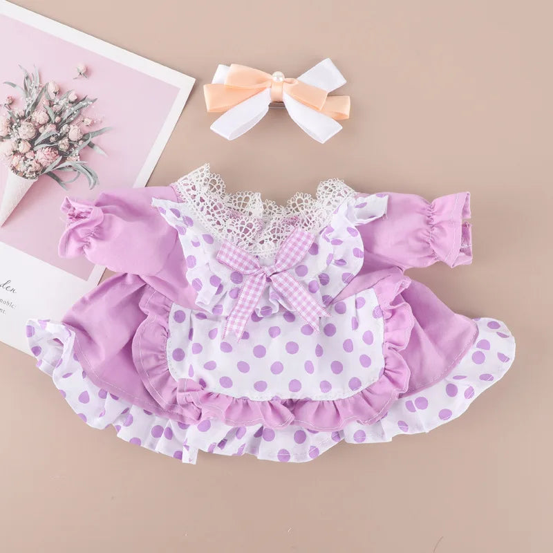 2025 New 38cm Labubu Hot Only Selling Clothes Labubu Mokoko Idol Doll Fashion Design Dress Coat Set Accessories Gift