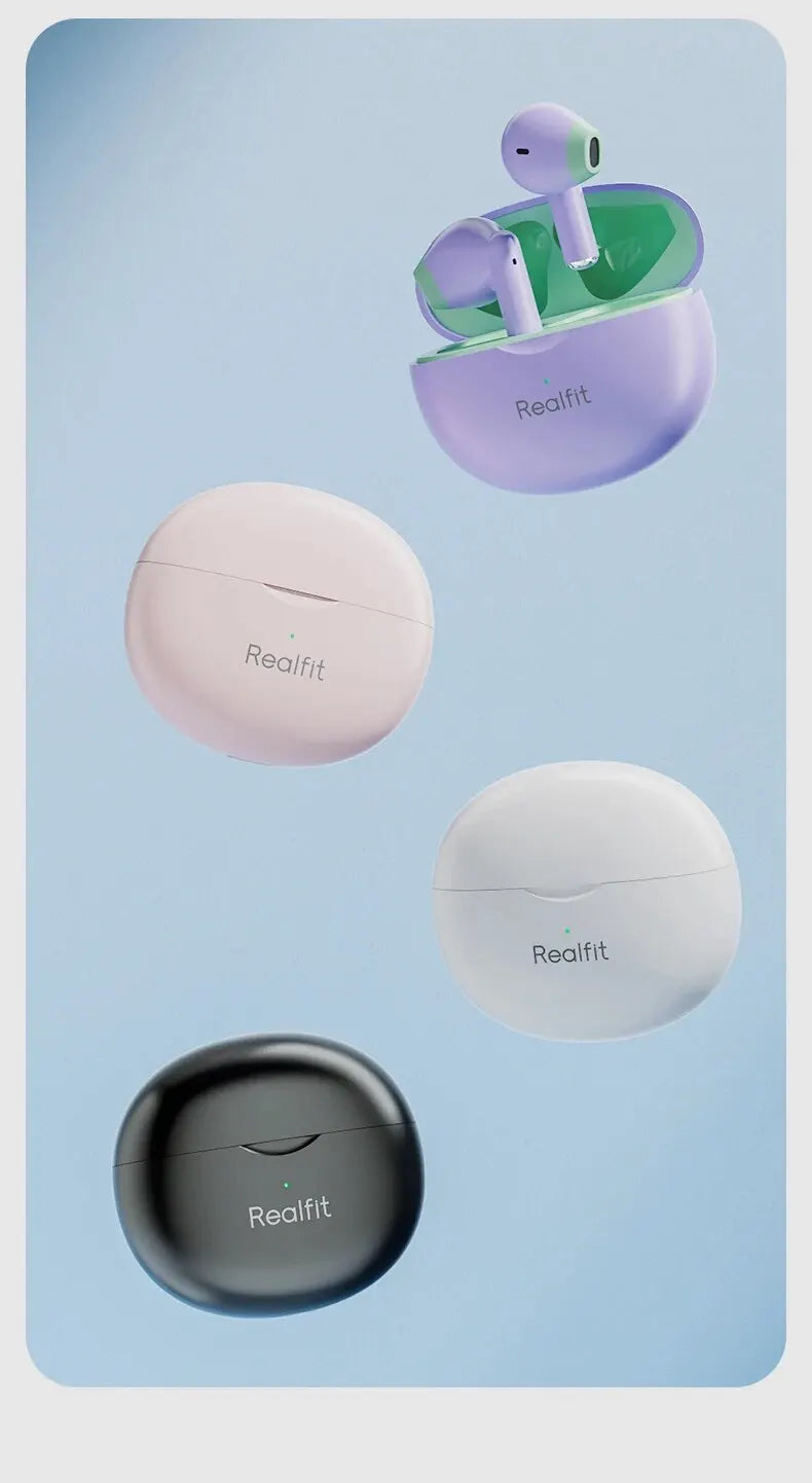Realfit F2 Bluetooth Earphone Excellent HIFI Quality TWS Wireless Earbuds Wholesale for realme xiaomi