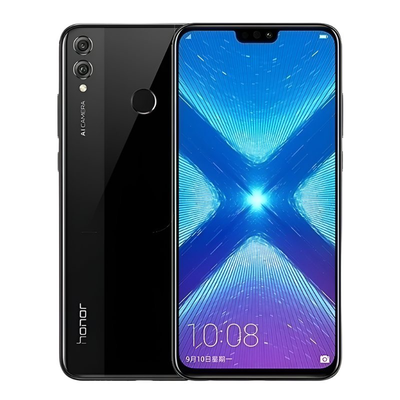 Refurbished - HONOR 8X Smartphone – Wereldwijde firmware, 6,5-inch FullView-scherm, Kirin 710, 20MP-camera, 3750mAh-batterij, 6 maanden garantie