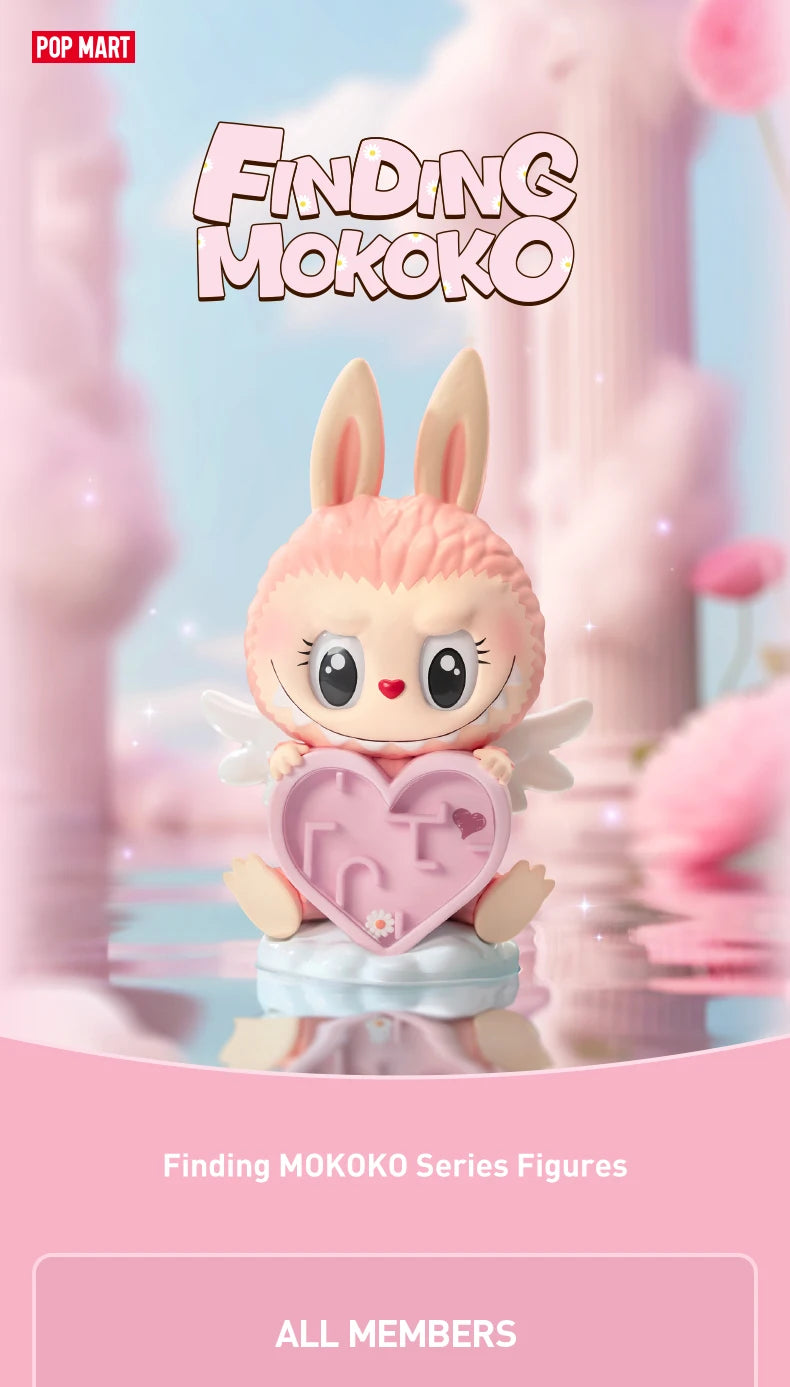 POP MART Finding MOKOKO Blind Box | 1 Stück oder 10er-Set | Labubu Sammelfiguren