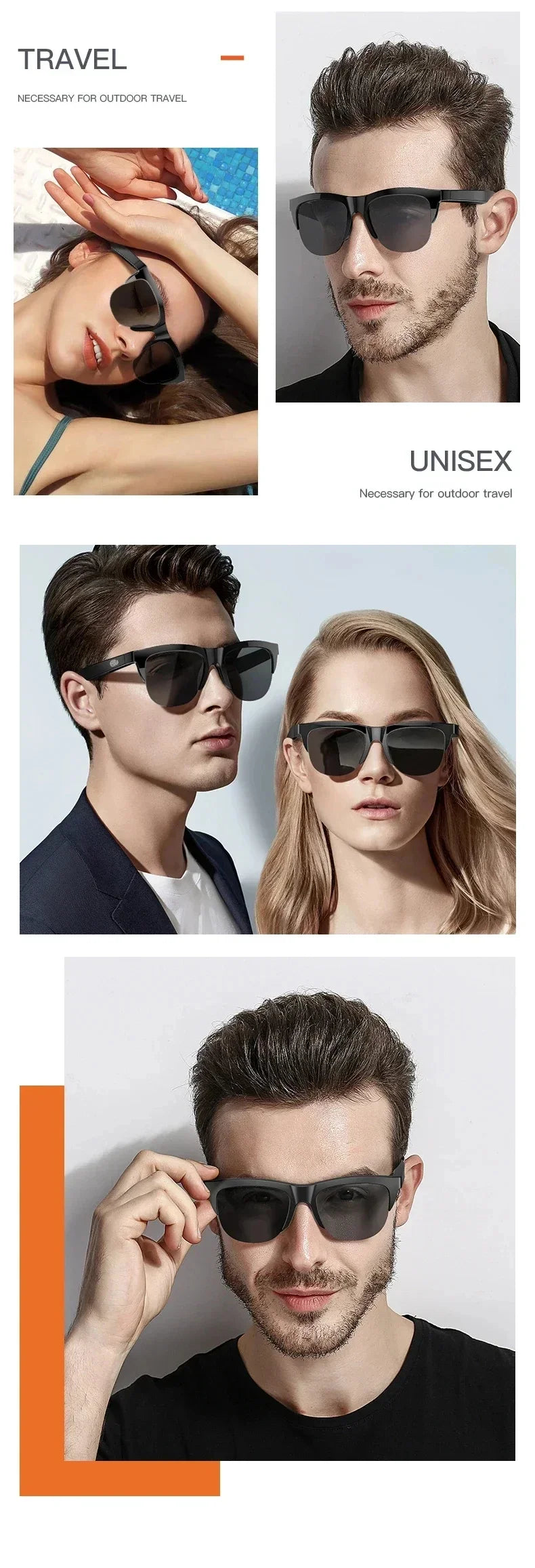 Xiaomi MIJIA Smart Sunglasses – Bluetooth Audio, UV Protection, Waterproof