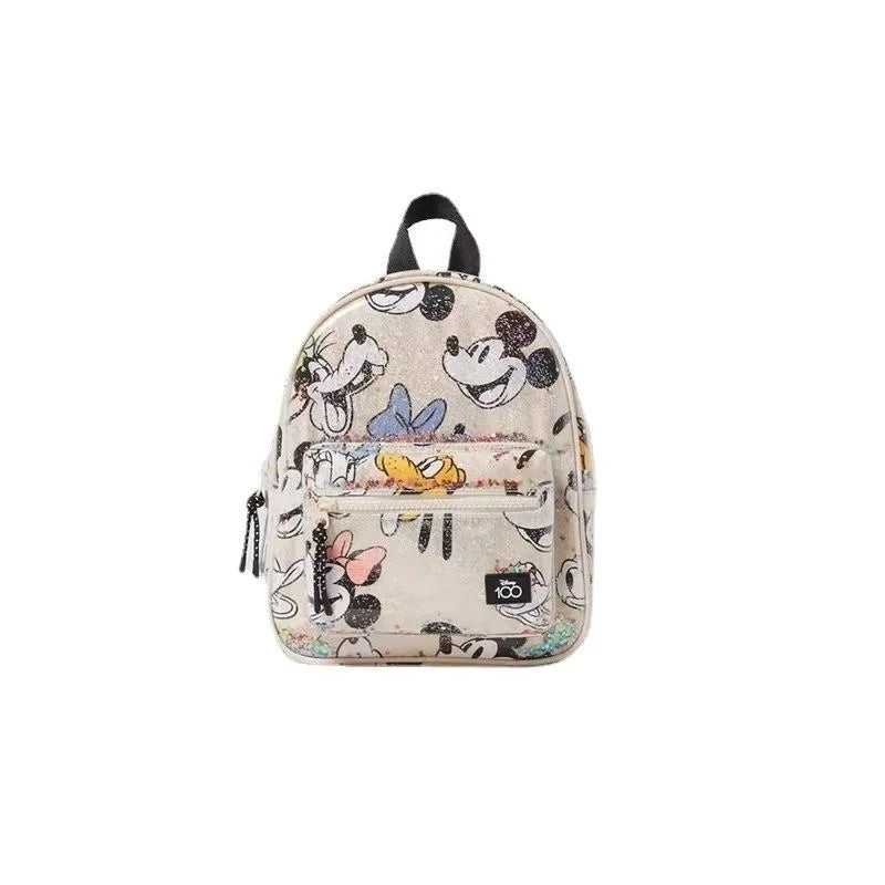 Disney cartoon Mickey Mouse New Kids Backpack Mini Schoolbag Girls and Boys Cute Shoulder Bag