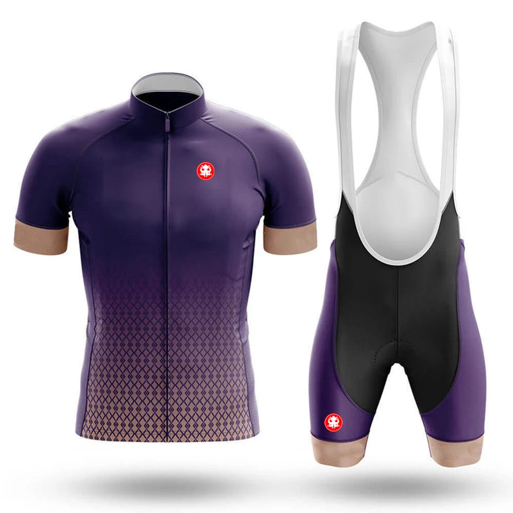 2025 Kraken Octopus Men’s Cycling Jersey Set – Short Sleeve Road & MTB Bike Clothing, Summer Bicycle Wear with Bib Shorts