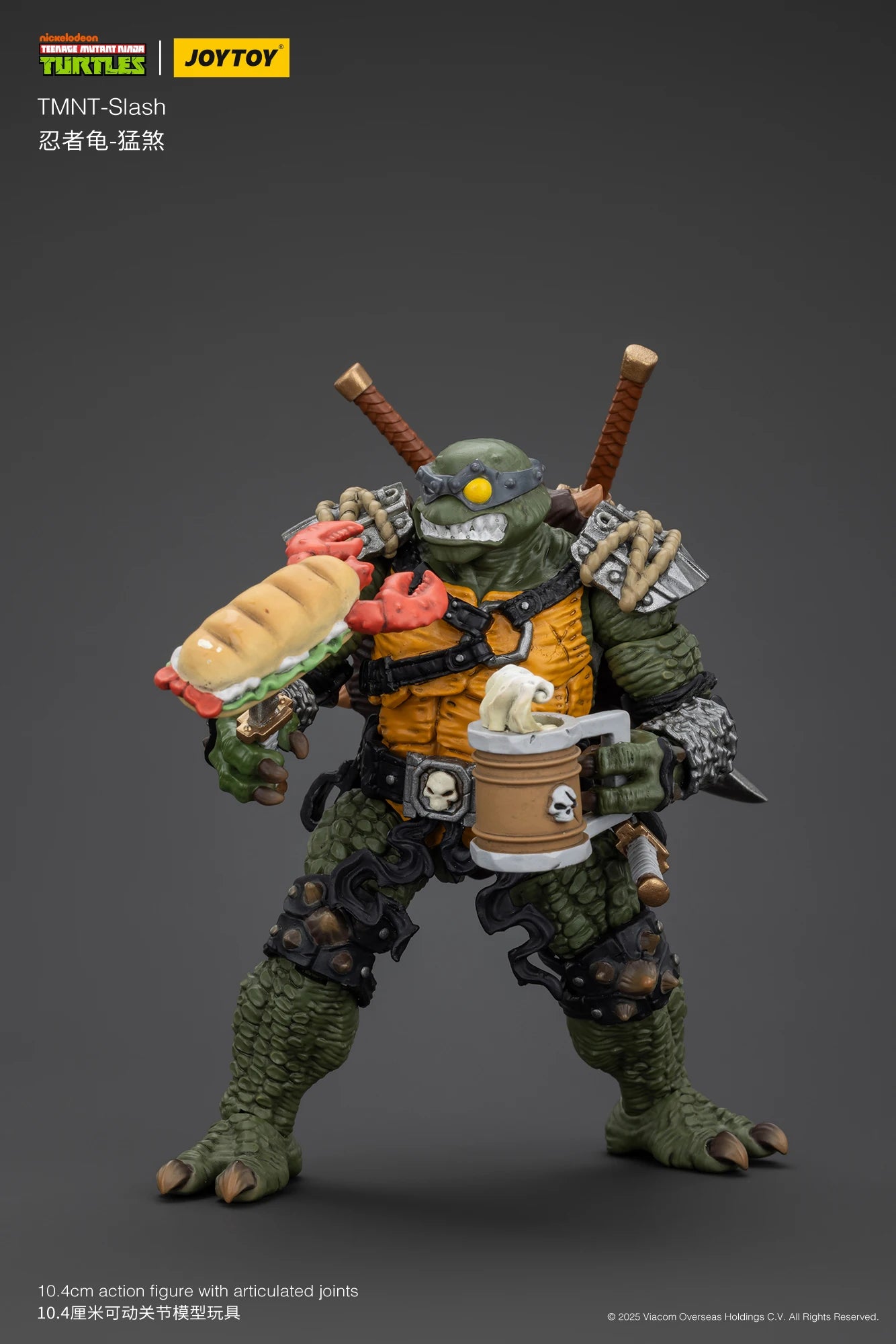 1/18 JOYTOY Action Figure Turtles Slash Tokka Anime Toy