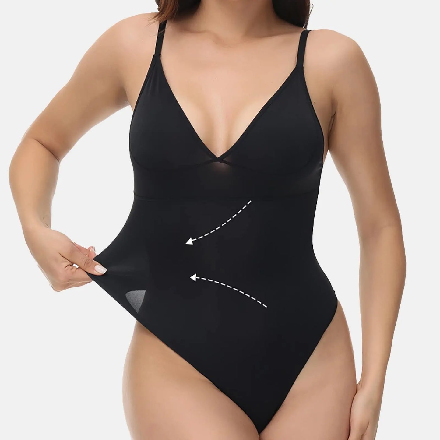 Shapewear for Women Tummy Control Bodysuit Thong Seamless Underwear Sculpting Body Shaper Backless Tank Top for Dress One piece