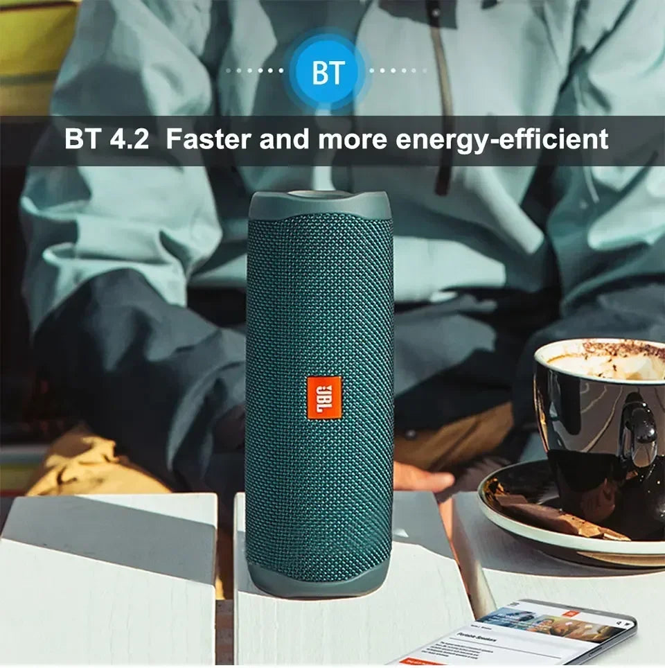 JBL Flip 5 Mini Portable Bluetooth Speaker – Waterproof IPX7, Deep Bass Stereo for Outdoor Travel & Party