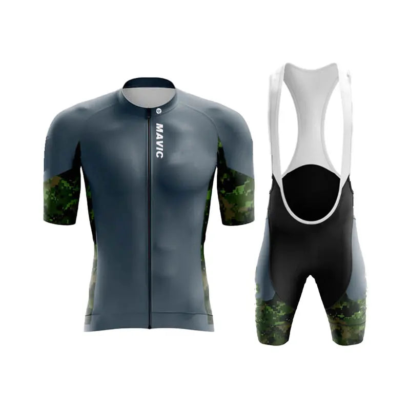 Ensemble de cyclisme d'été RX MAVIC pour homme – Maillot et short de vélo de route respirants à manches courtes pour l'entraînement en équipe