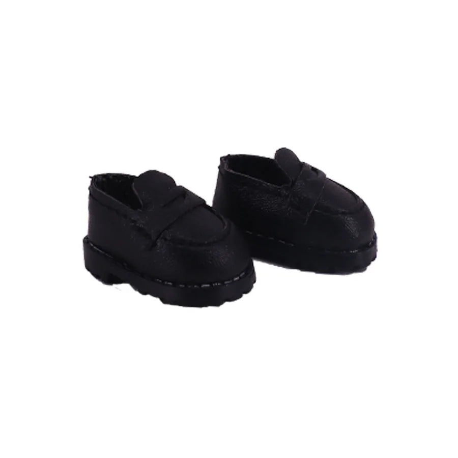 3.8cm Doll Shoes Solid Color Pop Lace up Canvas Shoe PU Shoes For 17cm Labubu Doll Clothes Accessories,Girl's Toys Clothing Gift