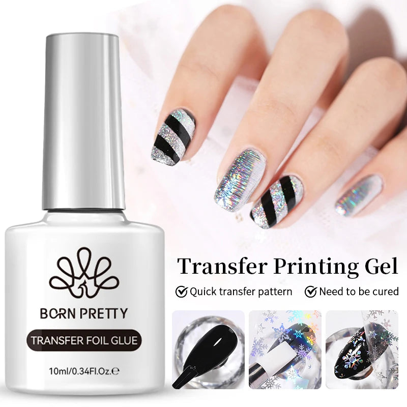 BORN PRETTY 10ml Silver Water Light Cat Magnetic Gel Nail Polish Nail Supplies Vernis Semi Permanent Gel for Fall Winter Nails