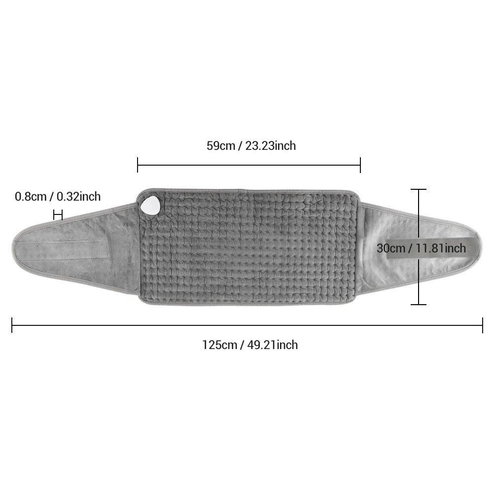 Electric Heating Pad Warm Physiotherapy Thermal Blanket Office Home Temperature Control Waist Belt Warming Back Hand Leg Abdomen