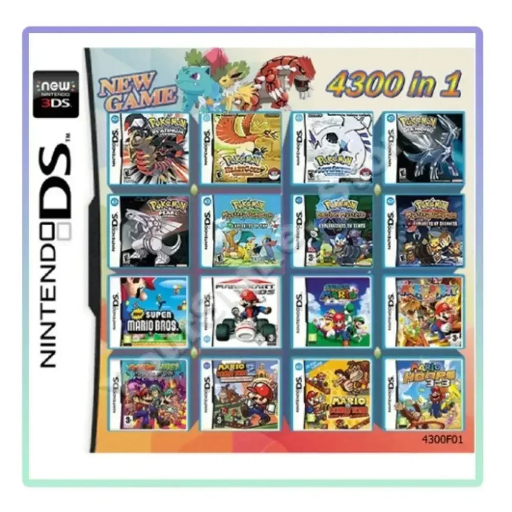 Cartouche de jeu DS/NDS/3DS/NDSL – Collection de jeux vidéo tout-en-un pour console portable