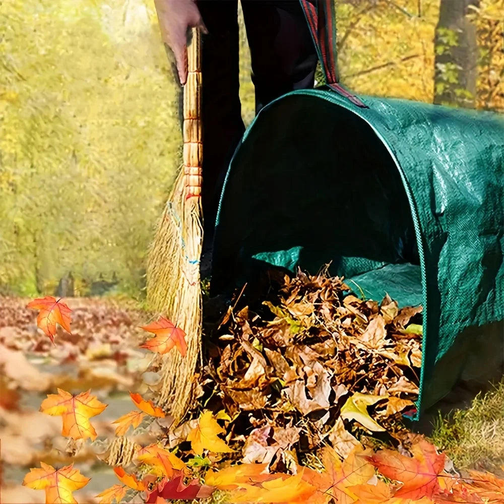 Sacs de déchets de jardin en polypropylène robustes - Sacs réutilisables pour débris de jardin avec tissu industriel et poignées pour la collecte des plantes et des feuilles