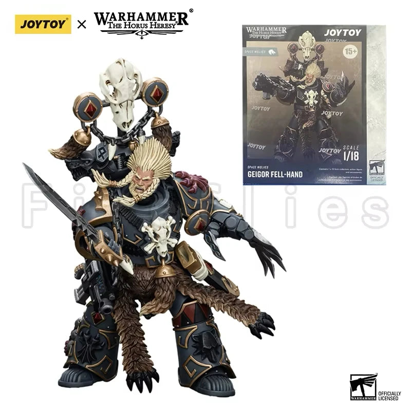 1/18 JOYTOY Actionfigur – Warhammer 40K Horus Heresy Space Wolves Logan Ghostwolf Mecha Modell