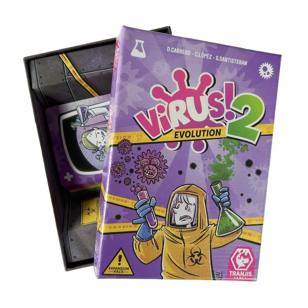 Virus! 1, 2, 3 kaartspel β Aanstekelijk leuk partyspel (Engelse versie)