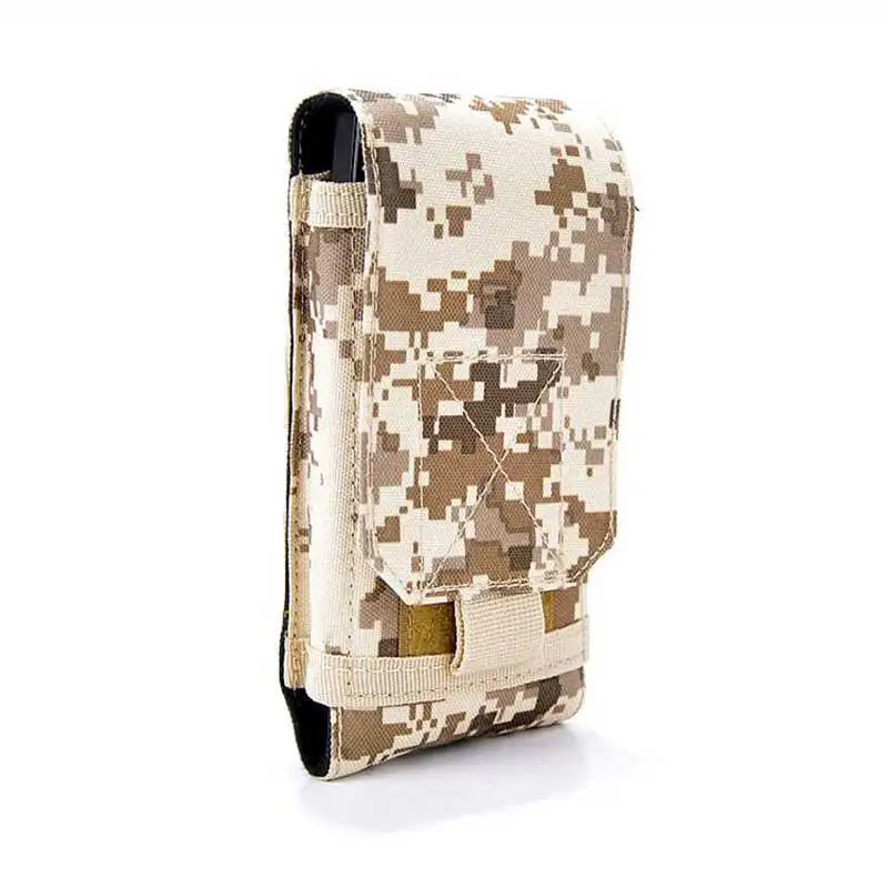 Universal Phone Pouch Holster Waist Bag Army Tactical Military Nylon Belt for Samsung Iphone Huawei Xiaomi Nokia Smartphone Case