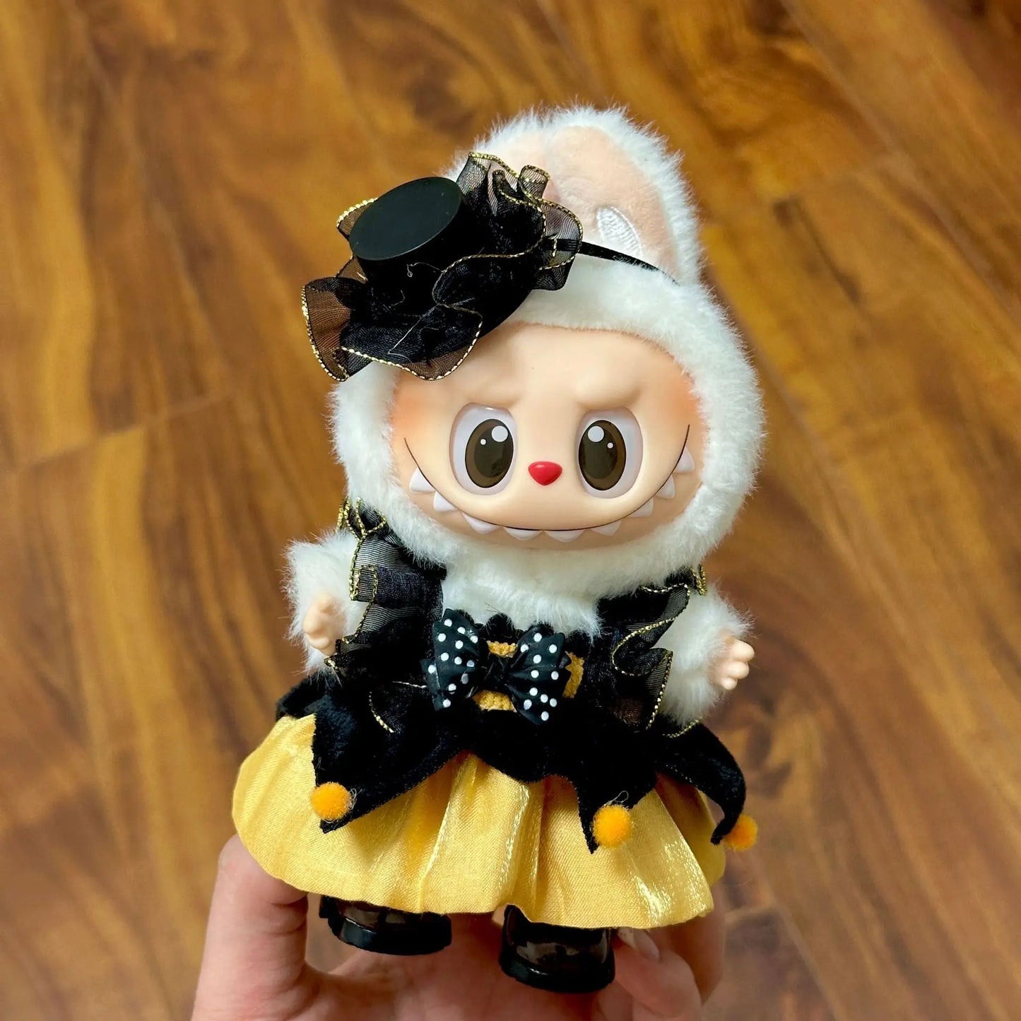 【Only Clothes】Mini Doll'S Clothes Outfit Accessories for Ropa Labubu and 10cm Cotton Doll Baby Replacement Clothes Clothing Gift