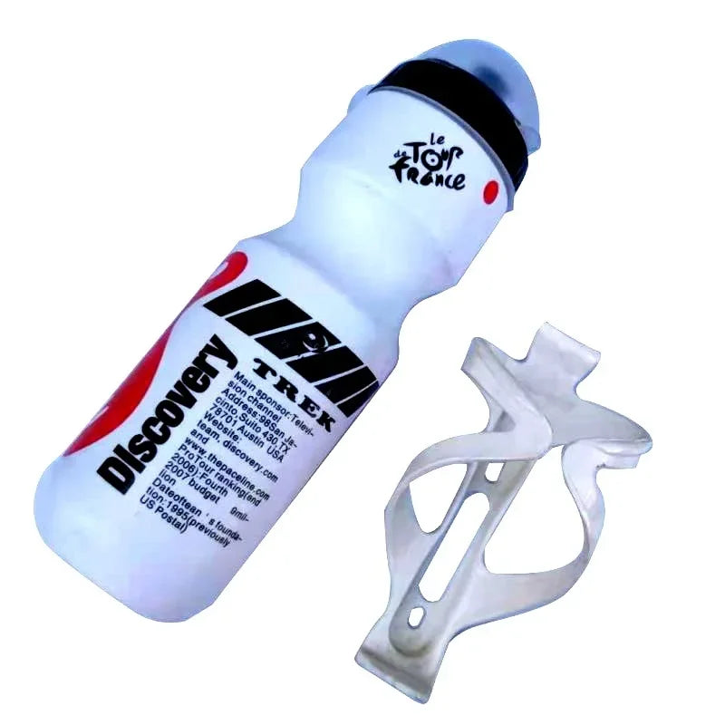 750ML Portable Cycling Equipment Cycling Bottles Mountain Bicycle Water Bottle Outdoor Sport Camping Drink Jug Free Cup Holder