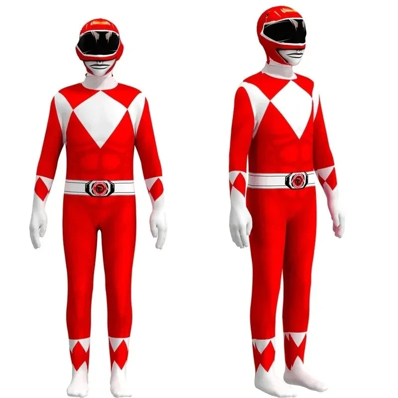 Adult Morpher Superhero Samurai Sentai Shinkenger Rangers Cosplay Fantasia Halloween Costume Mask for Men Boy