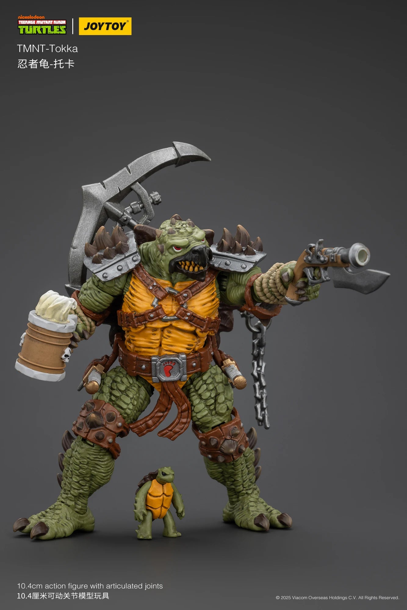 1/18 JOYTOY Action Figure Turtles Slash Tokka Anime Toy
