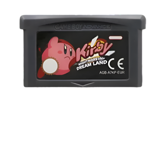 Cartouche Jeu Kirby GBA – Amazing Mirror & Nightmare in Dream Land – Version Anglaise 32 Bits pour GBA/NDS