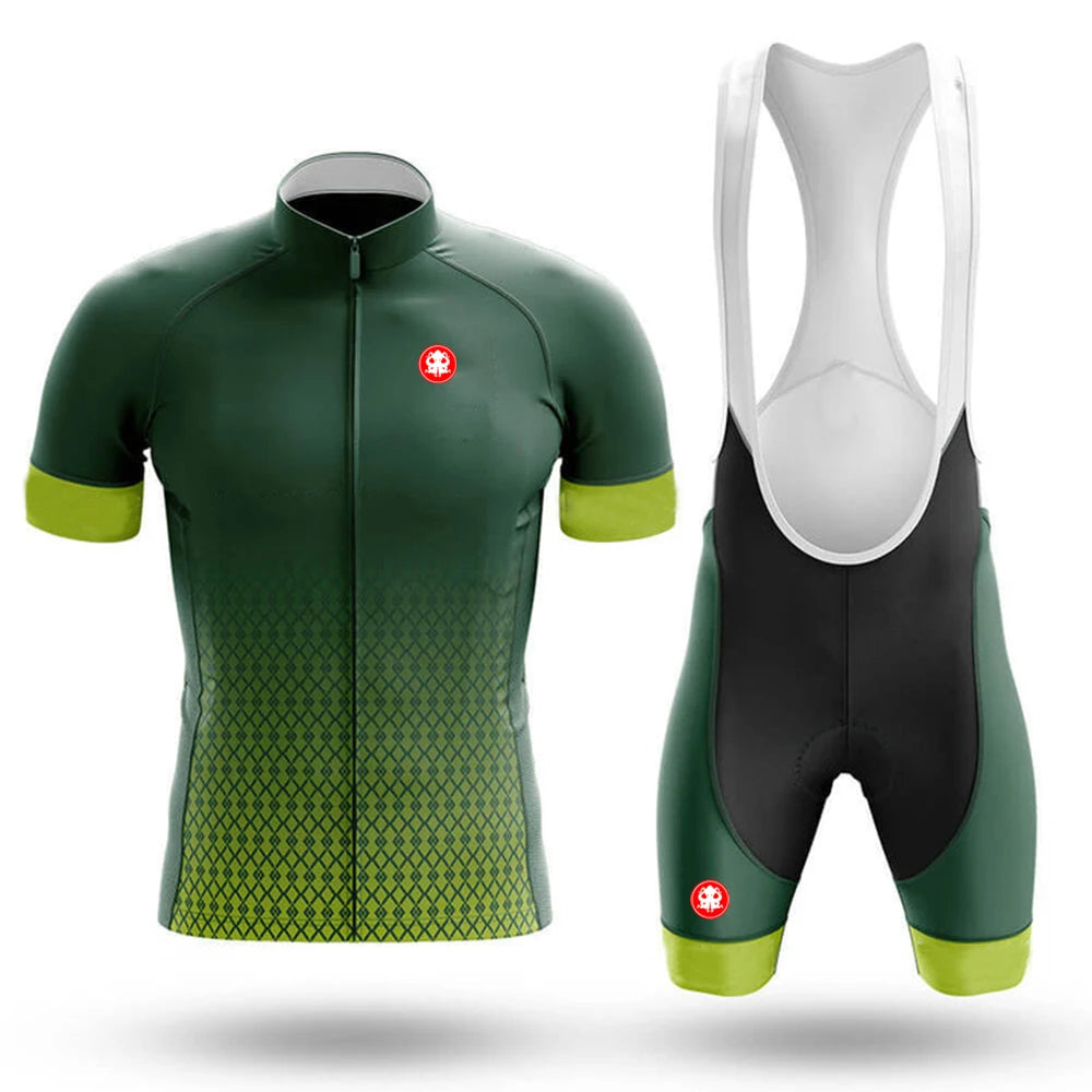 2025 Kraken Octopus Men’s Cycling Jersey Set – Short Sleeve Road & MTB Bike Clothing, Summer Bicycle Wear with Bib Shorts