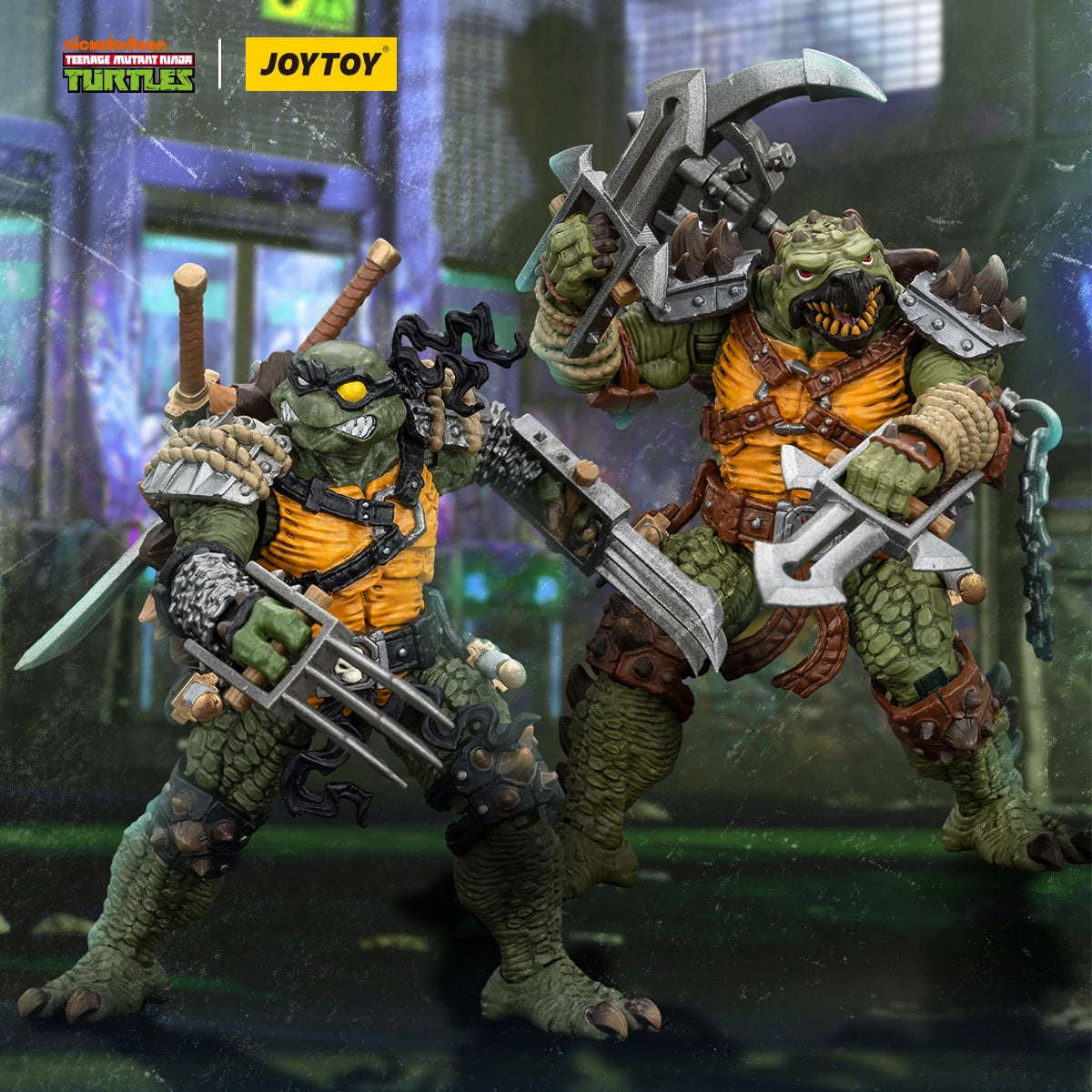 1/18 JOYTOY Action Figure Turtles Slash Tokka Anime Toy