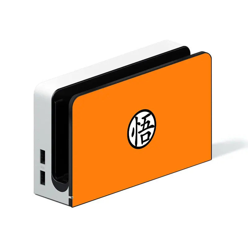 Soft Silicone Case For Nintendo Switch Oled NS Joy Con Controller Skin Shell Orange Ball Goku Dock Protective Cover Accessories