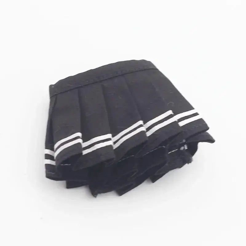 Mini Doll Clothes Outfit Accessories For 15-17cm Labubu V1 V2 V3Labubu Uniform Set Outfit Skirt and Sweater Sunglasses Clothing