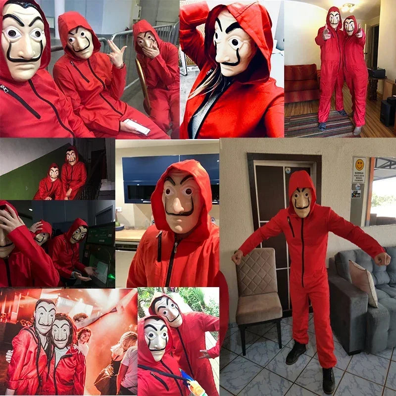 Halloween 2025Salvador Dali Cosplay Papel Costume Child Adult Man Woman Halloween cosplay Costume Salvador Dali Cosplay