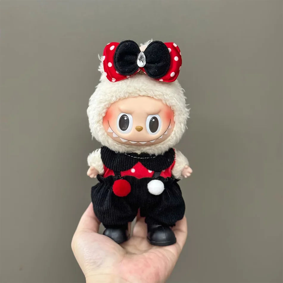 Labubu Zubehör & Kleidung – Designer-Outfits für V1 V2 V3 Labubu Figuren, Süßes Geschenk zum Geburtstag oder für Sammler