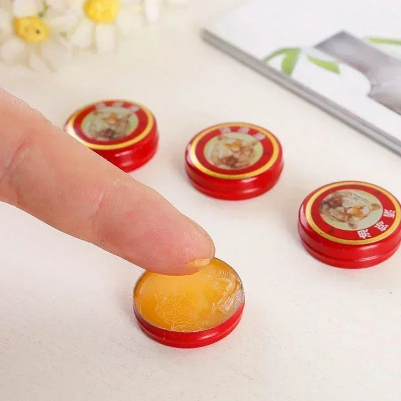 Natural Tiger Balm Essential Oil β Herbal Relief for Cold, Headache, Dizziness, Muscle Pain β Unisex Solid Balm Ointment with Aromatherapy Fragrance β 100% Natural Herbal Formula