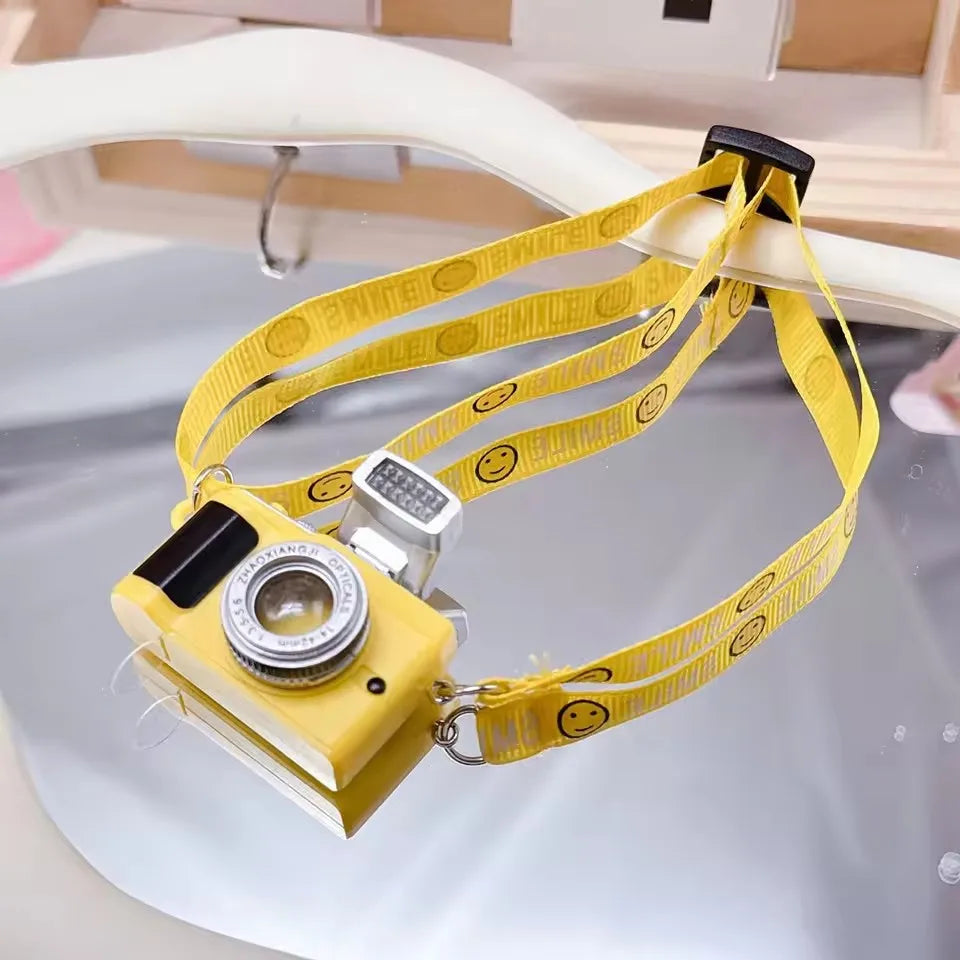 Miniature Doll Simulation Toys Camera Cute Decoration For Dollhouse Decoration Labubu Accessories Gift For Girl