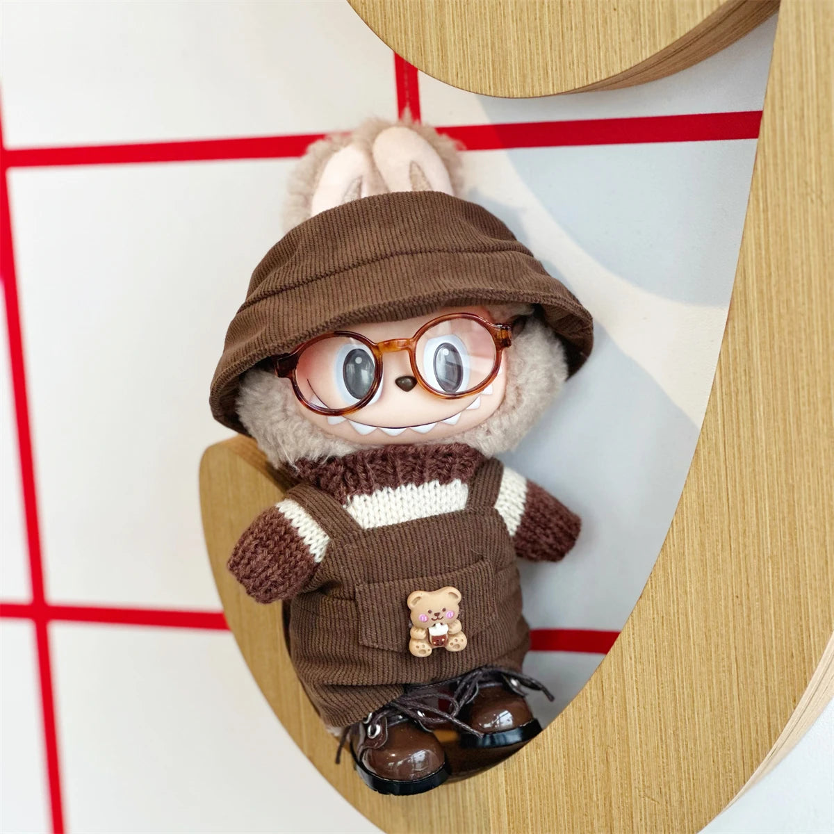 Labubu Plush Doll Clothes – Cute Macaron Outfit