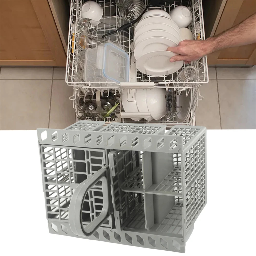Detachable Dishwasher Cutlery Basket Portable Tableware Fork Spoon Cutlery Storage Kitchen Multifunctional Dishwashing Tools 