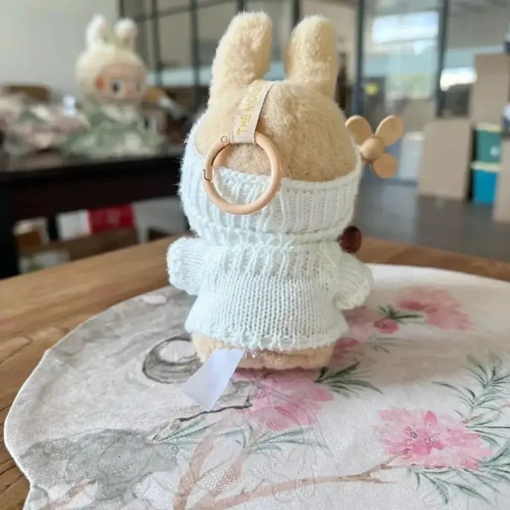 17cm Toy Doll Clothes for Labalbu Accessories Luxury Backpack New Original Clothing for Labbubu Sweater Outfit Mini Cute Bag Hat