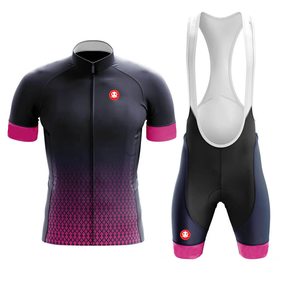 2025 Kraken Octopus Men’s Cycling Jersey Set – Short Sleeve Road & MTB Bike Clothing, Summer Bicycle Wear with Bib Shorts