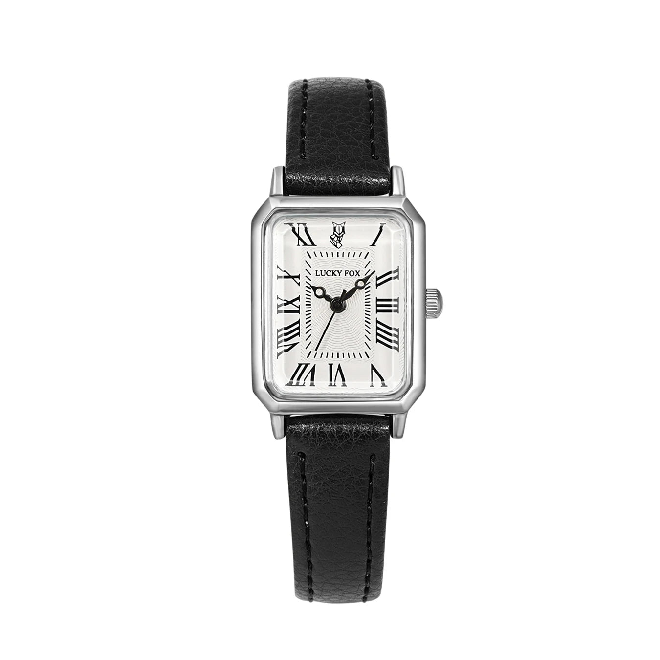 Fashion Rectangle Quartz Wrist Watch for Women Luxury Brand Roman Dial Leather Strap Ladies Watches Clock