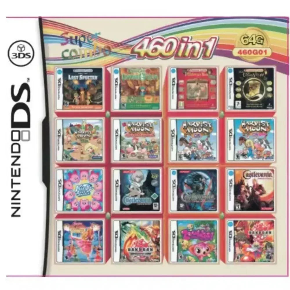 Cartouche de jeu DS/NDS/3DS/NDSL – Collection de jeux vidéo tout-en-un pour console portable