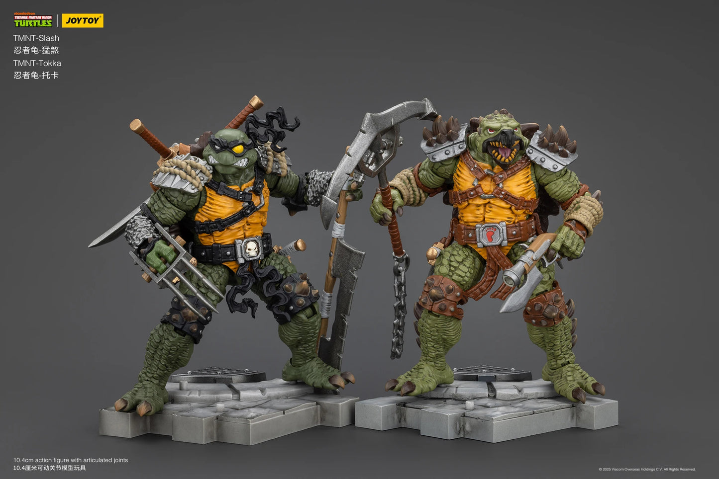 1/18 JOYTOY Action Figure Turtles Slash Tokka Anime Toy