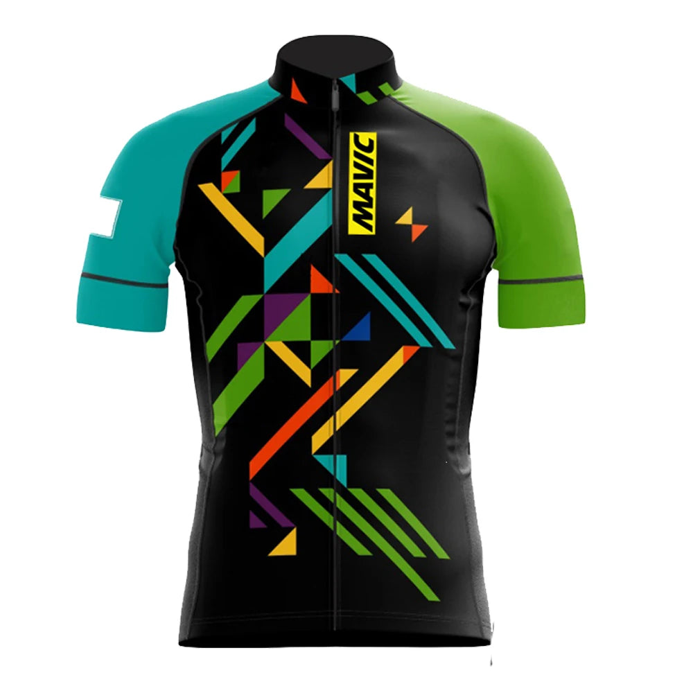 RCC MAVIC Short Sleeve Cycling Jersey Men 2025 Summer Road Bicycle Clothing Breathable Bike Shirts Gym Clothes Men