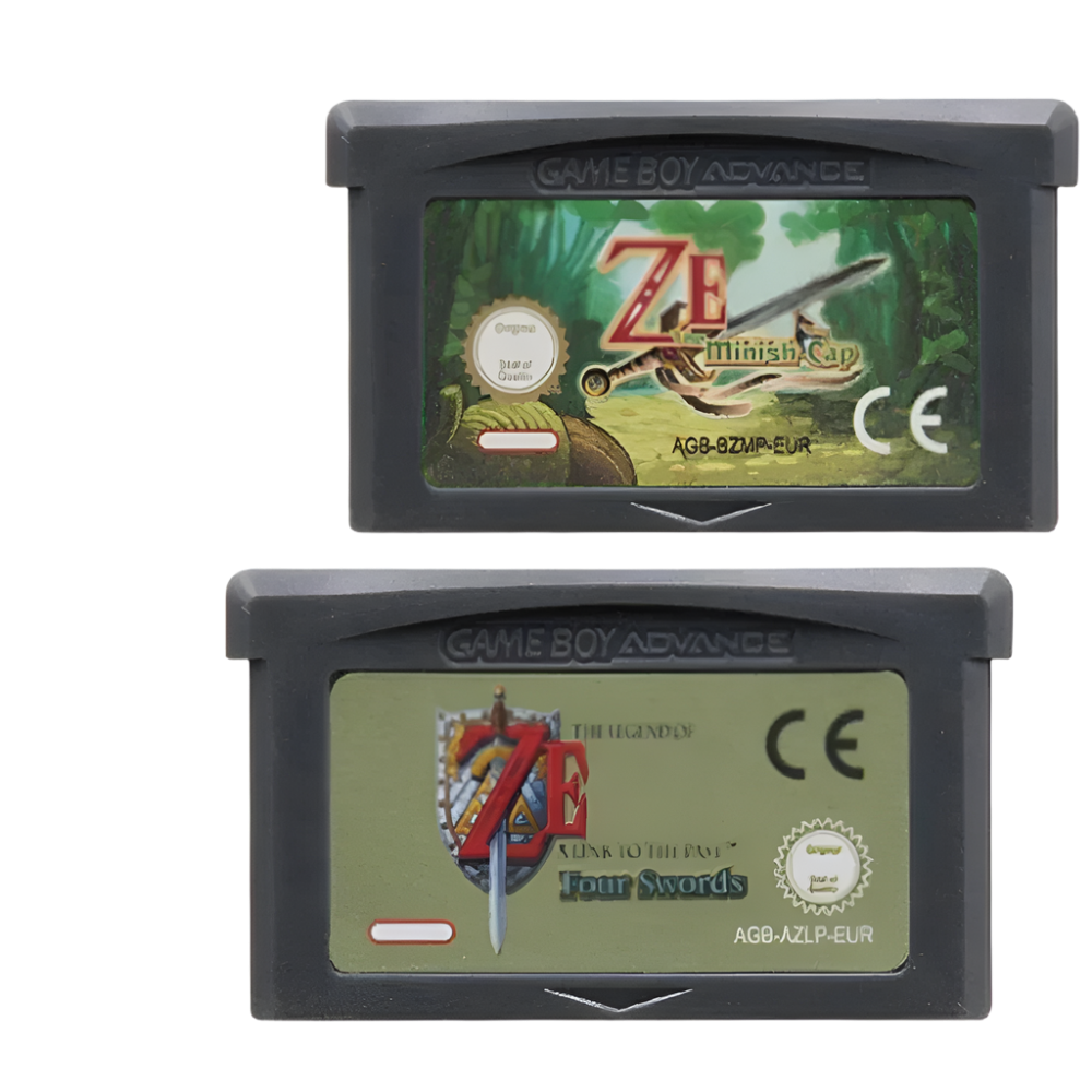 Cartouche Zelda GBA – Minish Cap, Four Swords & Link’s Awakening DX – Pack Double 32 Bits pour GBA/NDS