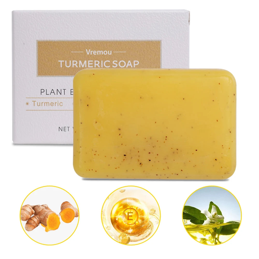 Kojic Acid & Turmeric Soap Set – 8-Pack Plant-Based Brightening Bars