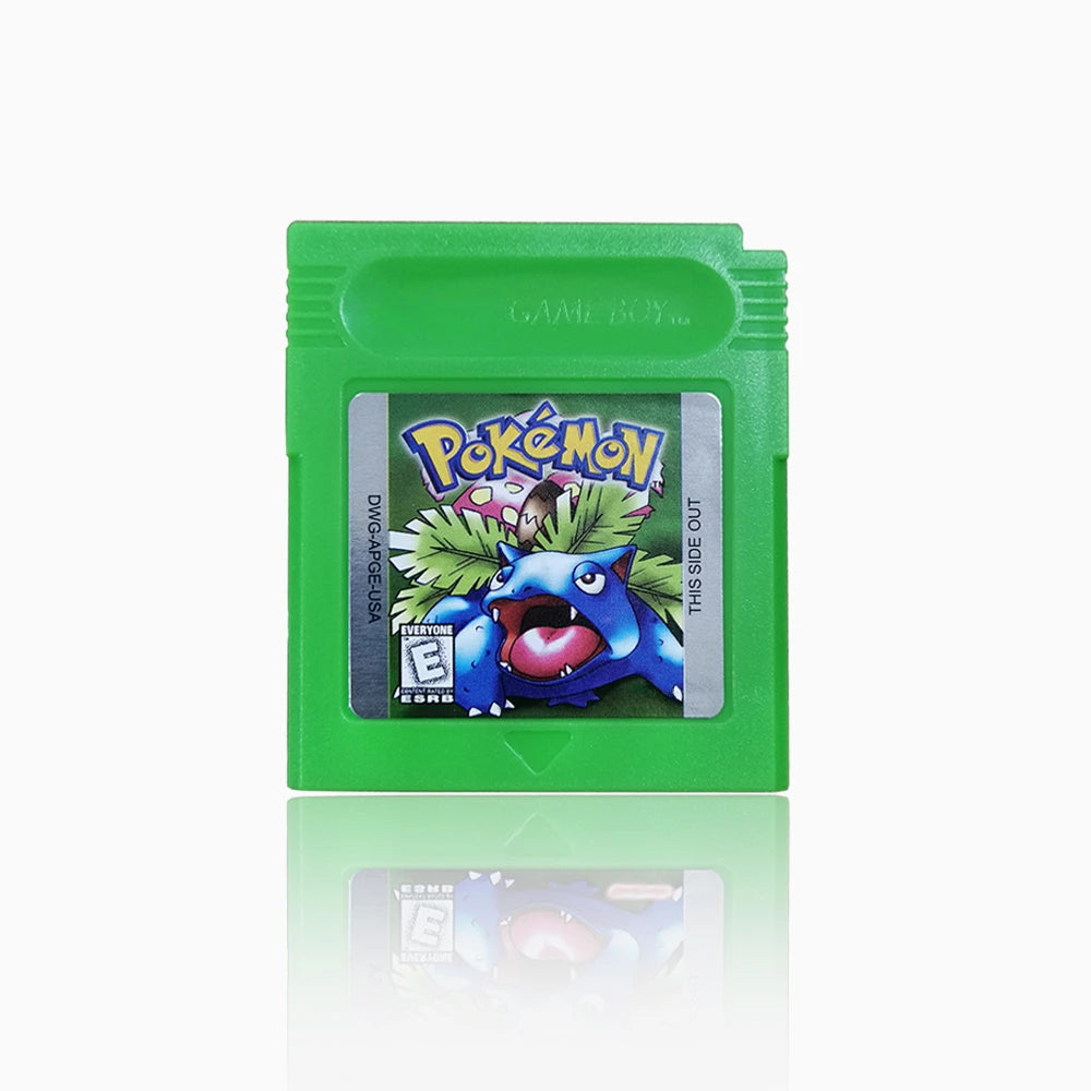 Pokemon GBC 16-bit Game Video Game Cartridge Console Card Pokemon Red Blue Crystal Golden Green Silver Yellow