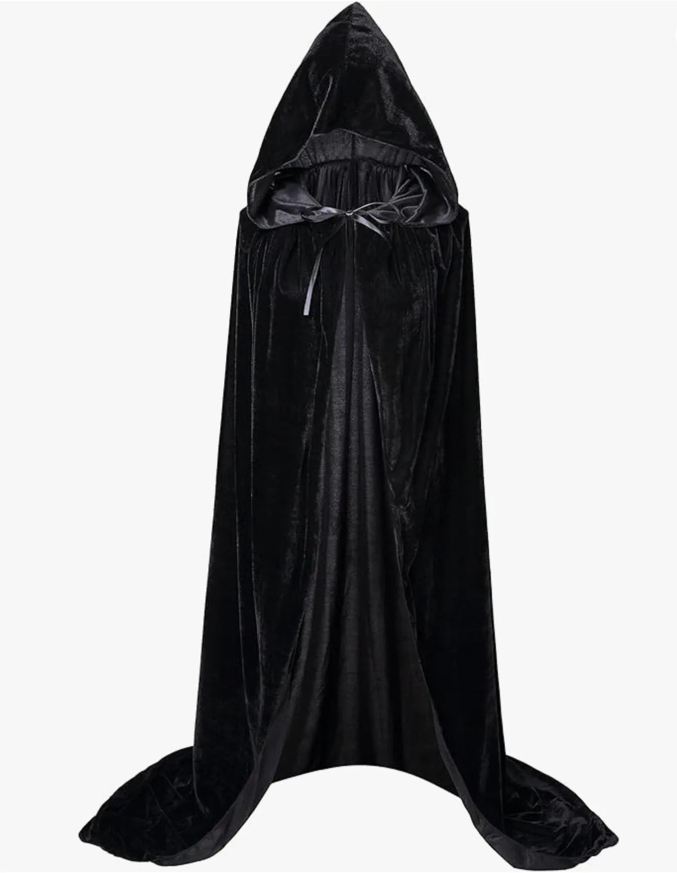 Christmas Grim Reaper Cloak Velvet long Hooded Unisex cape for Devil Witch Wizard Halloween Christmas Cosplay cloak