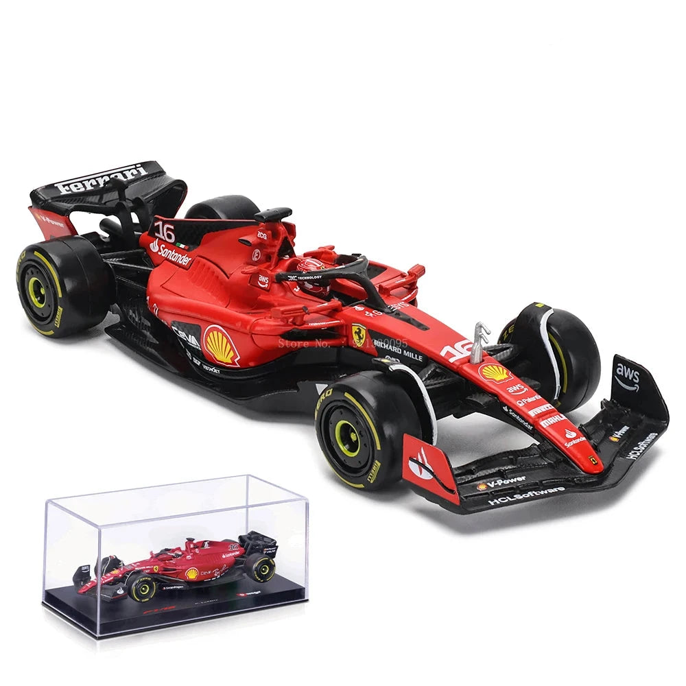 1:43 2023-2024 F1 Scuderia Ferrari SF24 SF23 Diecast-modus